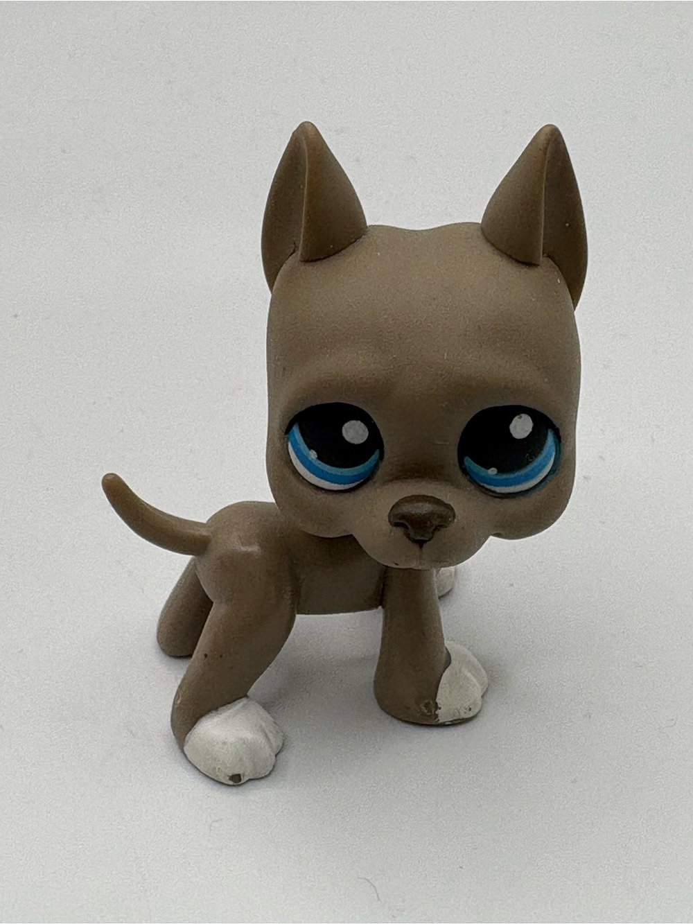 VTG Authentic Littlest Pet Shop Great Dane Dog #184 Hasbro LPS 2006